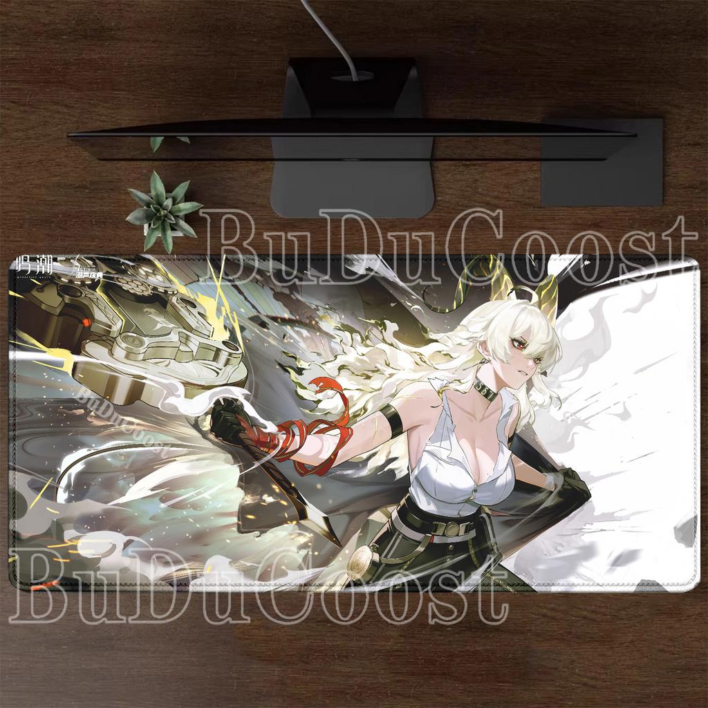 New Zani Wuthering Waves WuWa Anime Girl Mousepad Large Gaming Keyboard Anti-slip Rubber Desk Mat PC HD Printing ESports Carpet