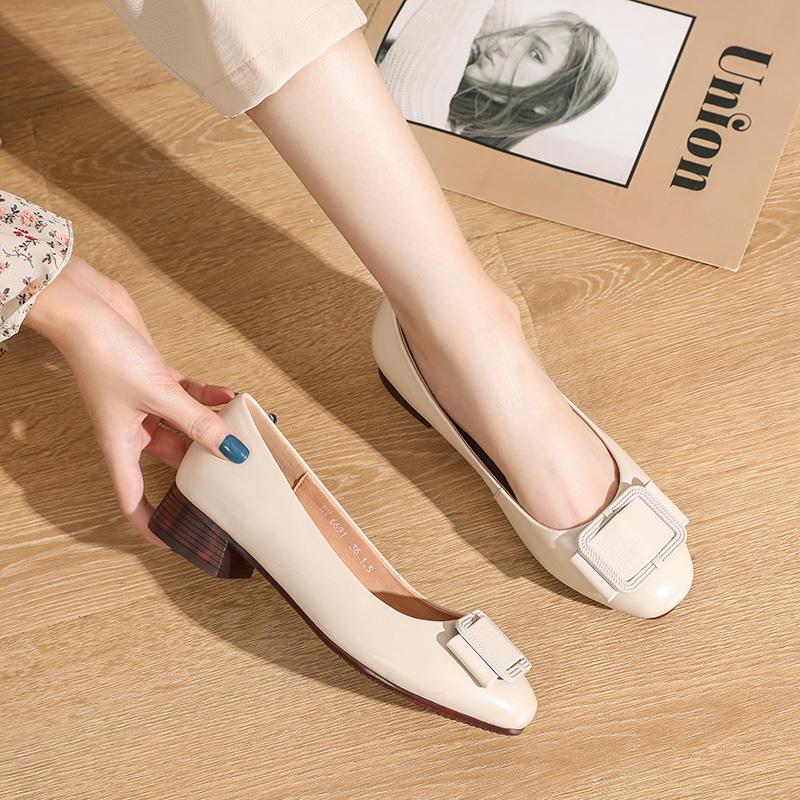 Fashion AIYUQI Women's Dress Shoes 2025 New Autumn Genuine Leather Ladies Shoes Large Size Fashion Shoes Women