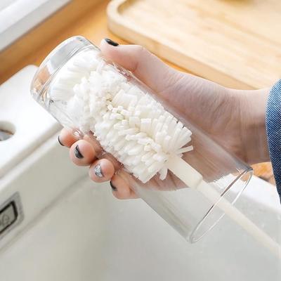 Long Handle Cup Brush Household Cup Wash Brush To Remove Tea Stains Clean Non-Dead Sponge Brush Baby Bottle Brush