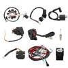 Electric Wiring Harness Kit Solenoid Valve Spark Plug CDI Rectifier Wire Loom Set for 125cc 150cc 200cc 250cc ATV Bike
