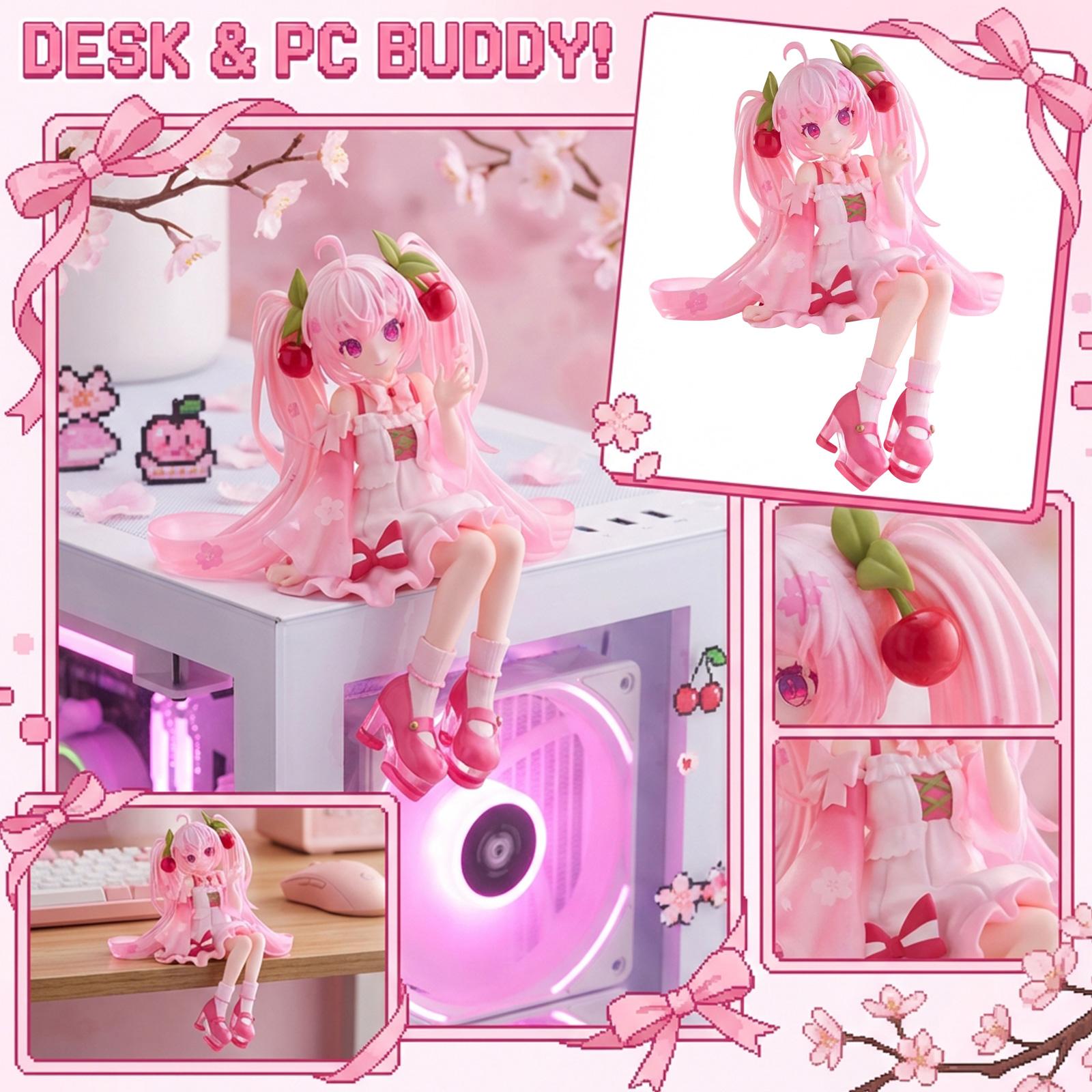 

Периферійні фігурки з аніме та ігор другого виміру, фігурки для прикраси робочого столу, фігурки для прикраси корпусу комп’ютера One Size