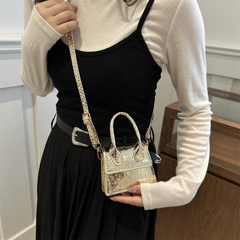 New portable high-end fashion and beauty simple retro casual mini shoulder messenger bag