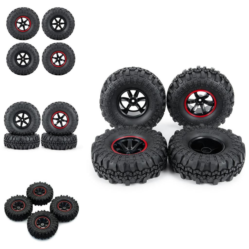 4 Stück 110mm Super Swamper Reifen RC Crawler Reifen Mit Schaumstoffeinsatz Für Ultimativen Grip