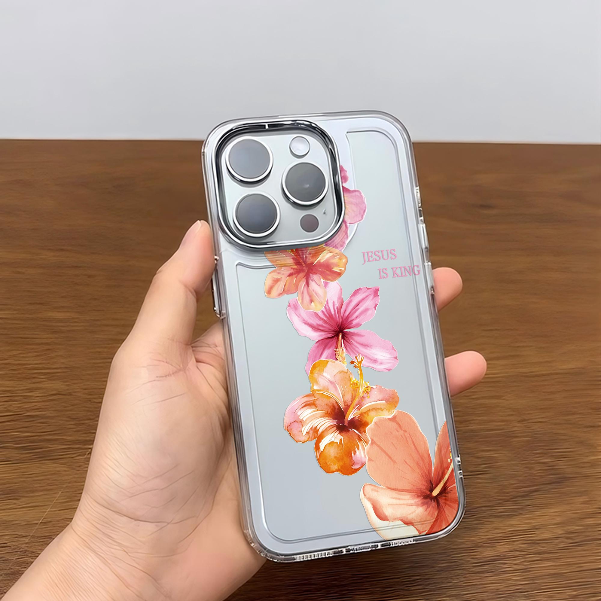 

luxury colorful Lily Flower Phone Case For Google Pixel 10 9 8 7 8A 9A XL Pro 4G 5G Transparent Soft Silicone TPU Back Cover Pixel 10 Pro 5G