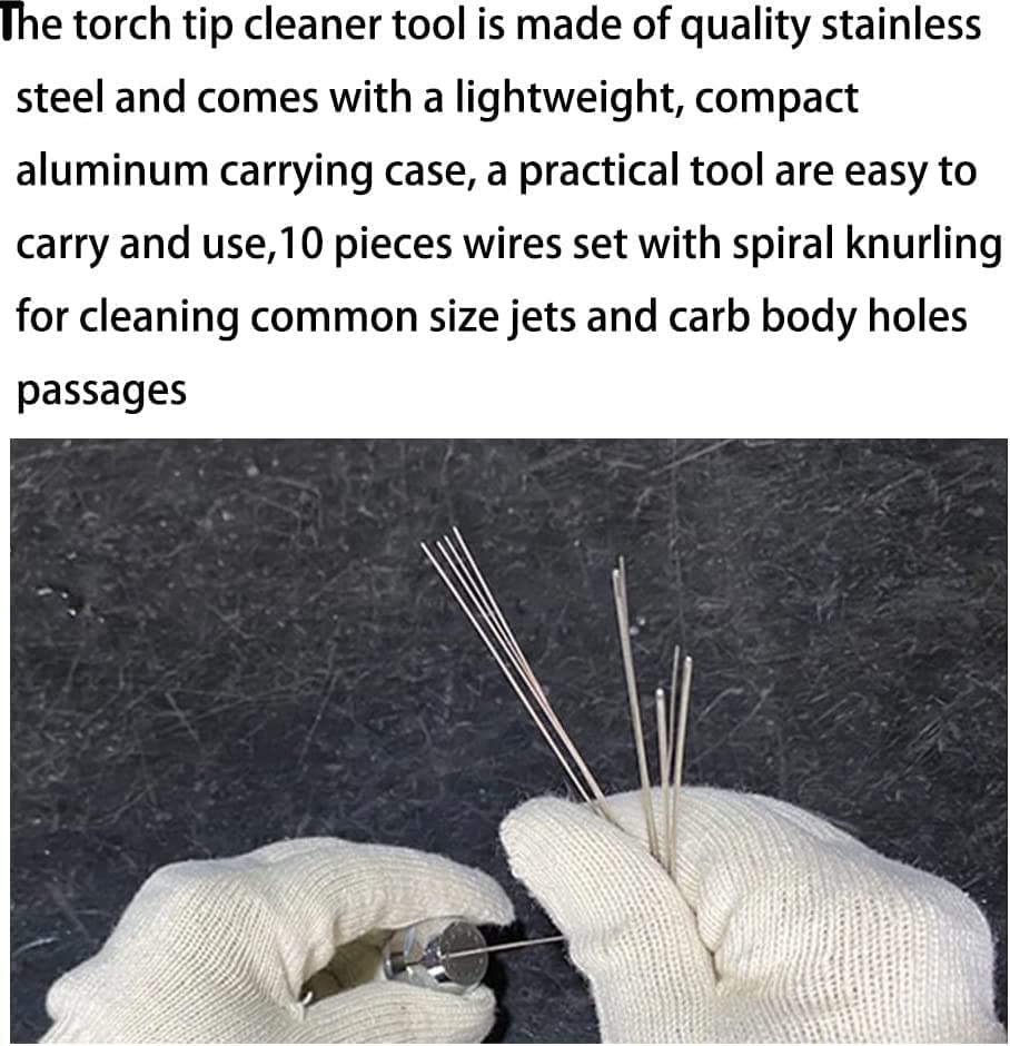 Utoolmart Nozzle Cleaning Needle Set of 8 Wire Diameter 0.5~1.5mm