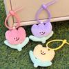 Cute Cartoon Plush Tulip Keychain Soft Stuffed Flower Dolls Bag Pendant Kawaii Plush Flower Decoration Accessories Girls Gifts