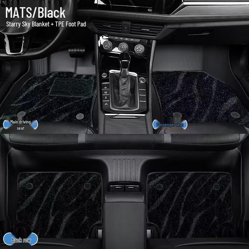 Applicable SONG PULS TPE Double-Layer Car Surround Waterproof & Wear-Resistant Foot Pad