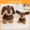 Dachshund Knuffel met Pluche Nep Konijnenbont Kindercadeau Zachte Hond Knuffel