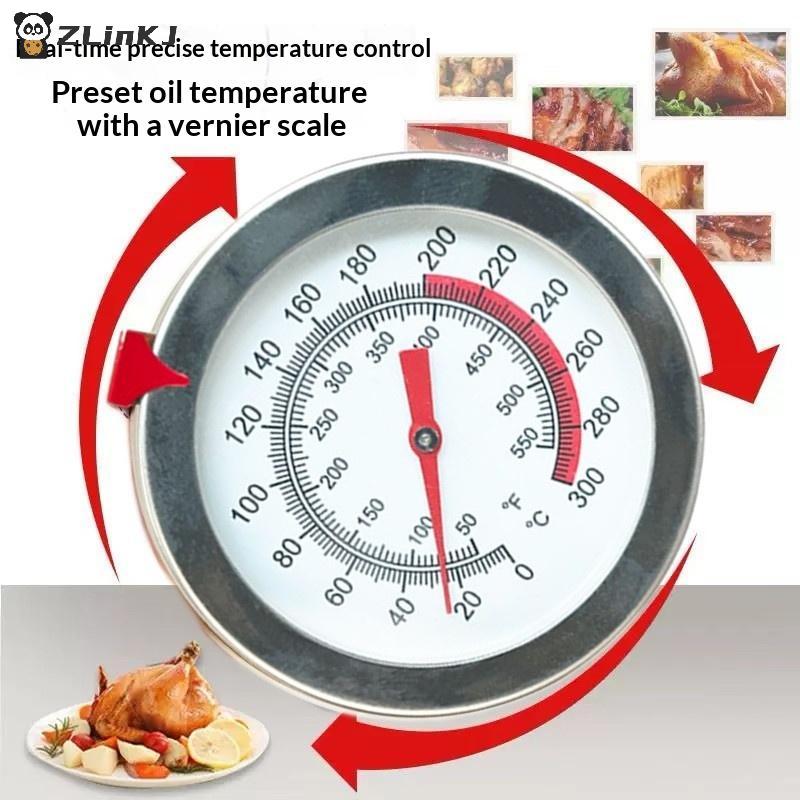 1Pcs Kitchen Thermometer Probe Stainless Oven Grill Barbecue Temperature Gauge