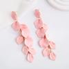 Eleganti Orecchini Pendenti a Petalo e Foglia alla Moda Orecchini Lunghi con Nappe Colorate Retrò Gioielli Esagerati Pendenti per Orecchie Donna