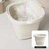 Space-Saving Foot Soaking Bucket Multifunctional Outdoor Fishing Bucket  For Car Wash, Camping