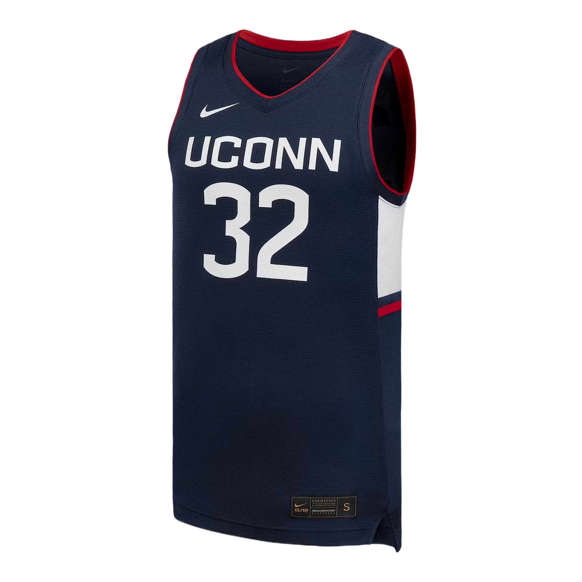 

Nike Connecticut Replica Simple Comfortable Soft Basketball Jersey Men tops P32818UCON25-NVY 2XL