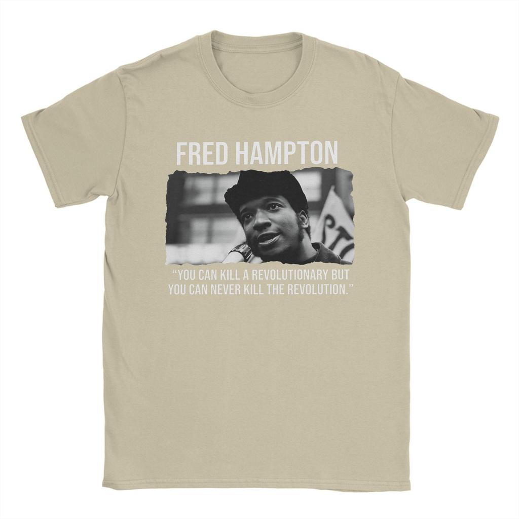 Fred Hampton Black History TShirt Summer Novelty T Shirts Unisex Cotton Round Neck Oversize Tees ShortSleeved YK Tshirt
