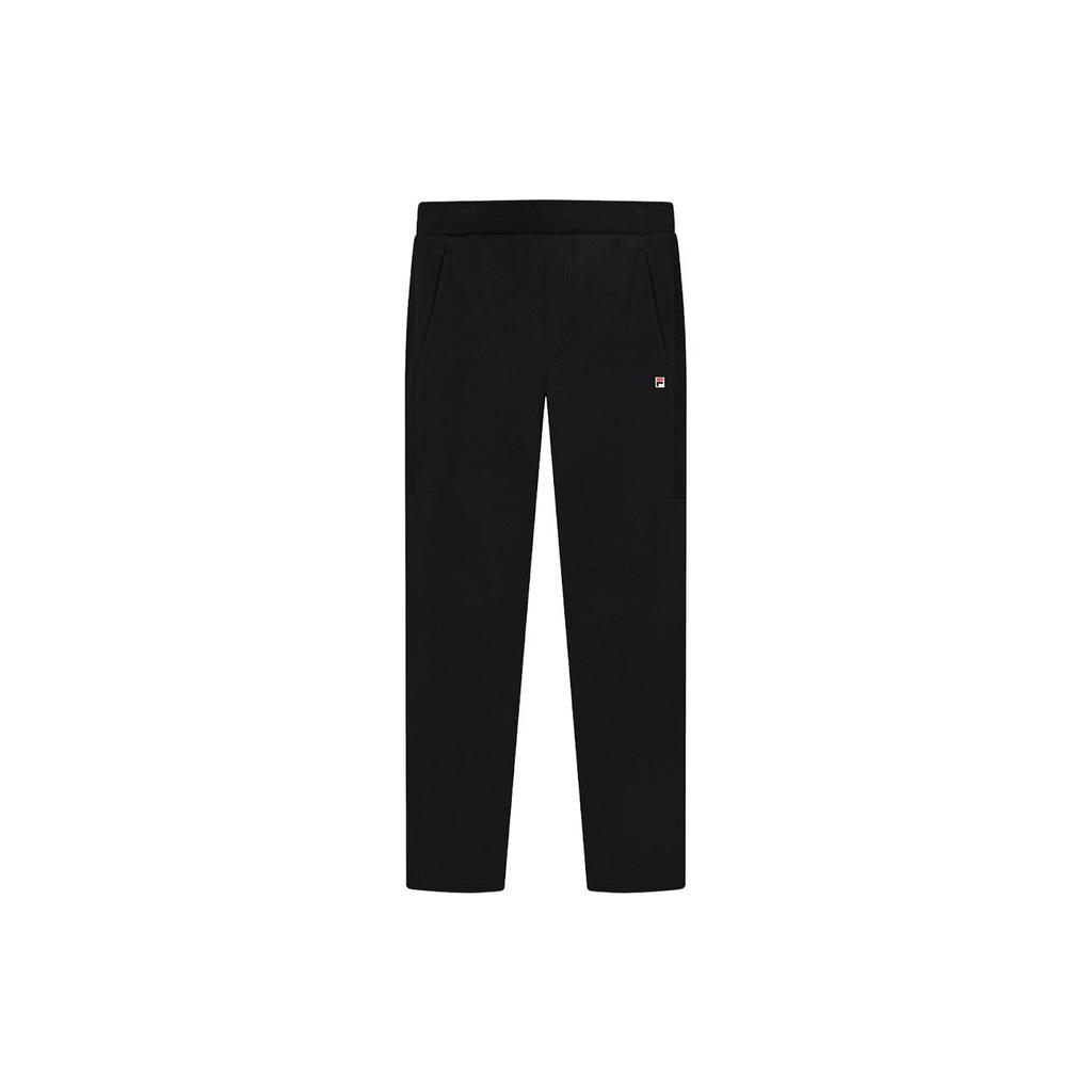 New FILA Knitted Sweatpants Men's Black F51M348605FBK