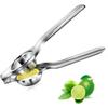 Professional Manual Citrus Juicer - Heavy-Gauge Anti-Rust Stainless Steel, Ergonomic Lemon Lime Squeezer for Kitchen & Bar