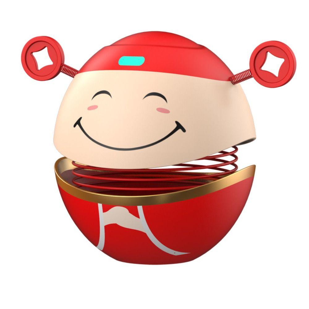 Fun Auto Interior Accessory Car Bell Desktop Ornament a Sense of Ritual Nodding Head Ornament  Gift