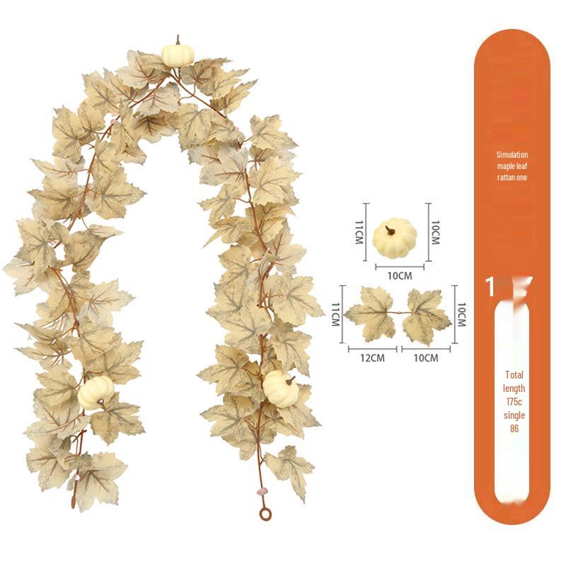 Skladem Podzimní a Halloweenská dekorace z javorových listů pro Vánoce a Den díkůvzdání