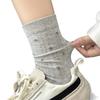 French Gentle Small Floral Early Autumn Retro Socks Medium Tube Socks Wind Versatile Elegant Stacking Socks Stockings