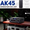 AK45 Zosilňovač výkonu HiFi Stereo zosilňovač Kanál 2.0 Maximálny výkon 90Wx2 Bluetooth Zosilňovač pre domáce kino Zosilňovač do auta De Audio