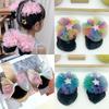 2PCS Spring Clip Ballet Hair Net Fashion Headdress Korean Bun Snood Girls Elastic Hair Net  Kids