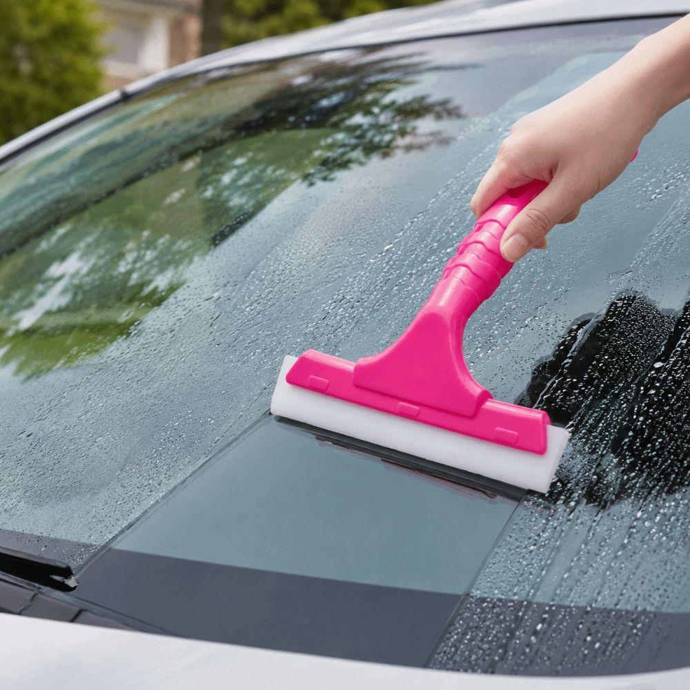 Flexible Head Silicone Scraper Lightweight Car Wrap Tool Windscreen Water Wiper  Car Windshield