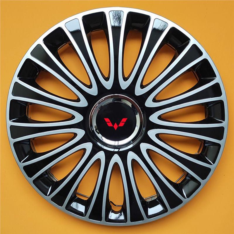 Compatible Wheel Hub Covers for Wuling Rongguang (Double Row), Hongguang VPLUS, Zhiguang S, and Zhengcheng (Single Row).