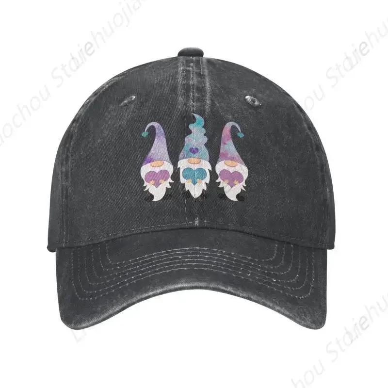 Fashion Cotton Galaxy Gnome Trio Baseball Cap Unisex Women Adjustable Dad Hat PerforUnisexce