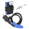 CDI Box Kit with Spark Plug Ignition Coil 30410‑HC4‑770 Replacement for FourTrax 300 TRX300 2x4 1990