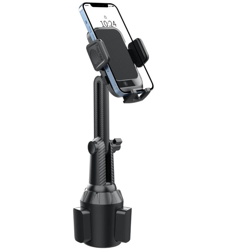 2026 New Universal Car Cup Holder Cellphone Mount Stand for Mobile Cell Phones Adjustable Car Cup Phone Mount for Huawei Samsung