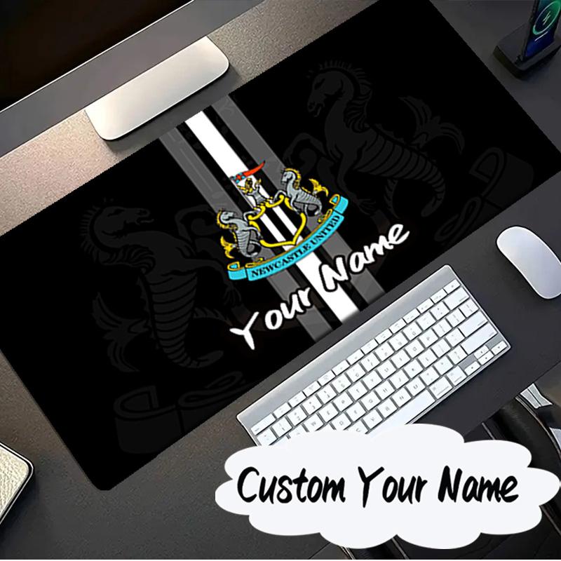 Custom Name Mouse Pad Dynamic Newcastle Football  Mouse Pad, Gaming Mouse Pad, Keyboard Pad, Desk Decor for Computer Notebook Fan Birthday Gift
