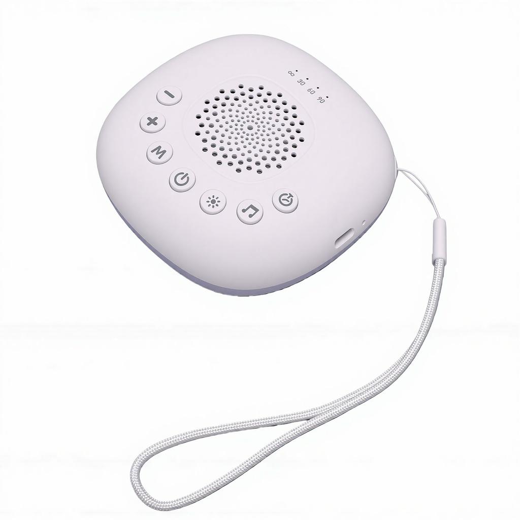 White Noise Machine for Adults Infants Sleeping Relaxation with Color Night Light 20 Sounds 3 Timer for Home Travel