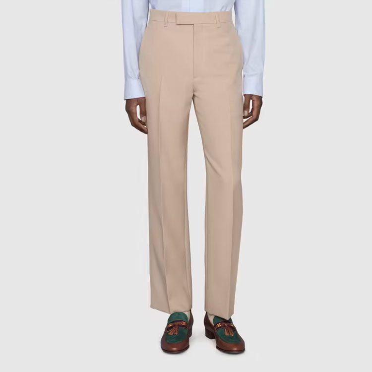 Gucci Casual Pants Men's Umber Moderate Straight Fit Pants 680704Z798C-2375