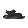New Adidas Swim Sandal Anti-Slip And Wear-Resistant Lightweight Children's Sandals Black Orange Children Aged 3-7 Years Old FY8936