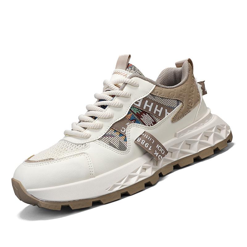 

Sneakers men s spring and autumn new thick-soled shock absorption and breathability personalized street dad shoes trend increases men s shoes 44
