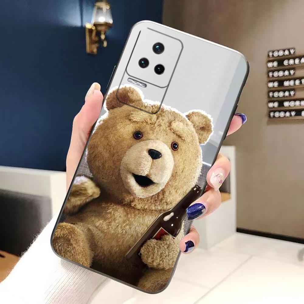 Die Niedliche Teddybären Handyhülle Für Redmi K60 K40 Gaming K30 13C 12C 12 10 10C 9T 9C 9A 9 8 7 6 A1 A2 Silikonhülle Funda Cover