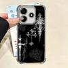 Custodia Morbida per Telefono con Sigillo Crociato Cyber Gotico per Xiaomi Redmi Note 14 15 Pro Plus 13 12 11S 11T 5G 10 9S 9 Placcata Anti-Caduta Fundas