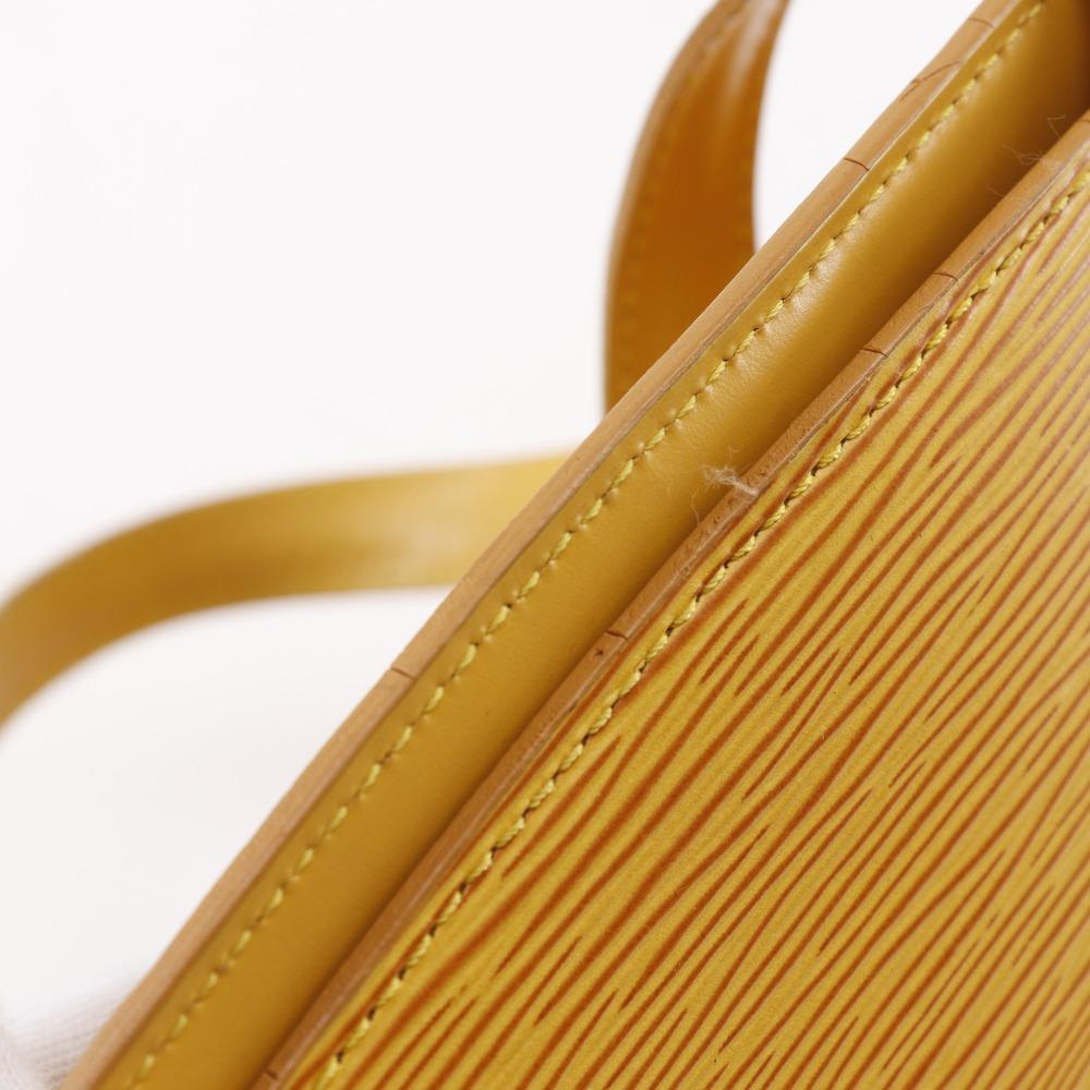 Louis Vuitton Sun Jack Handbag M52279 Tassiri Yellow Yellow Epi Leather Women Used