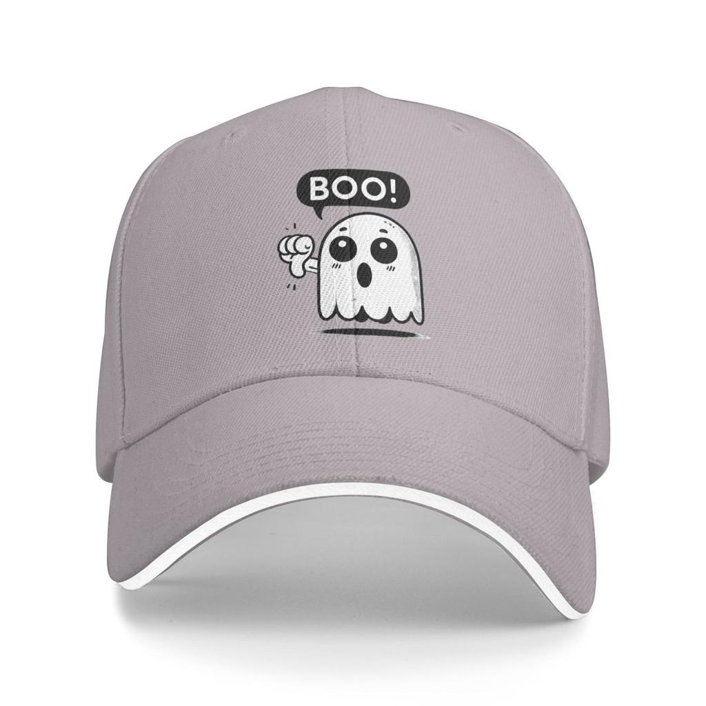 Ghost Of Disapproval BOO Baseball Caps Snapback Baseball Hats Breathable Casual Casquette Outdoor for Men And Women