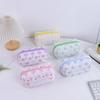 Sweet Cute Floral Pen Case Cosmetic Bag Girl Sundries Makeup Storage Bags Travel Portable Organizer Bag Student Stationery Gifts