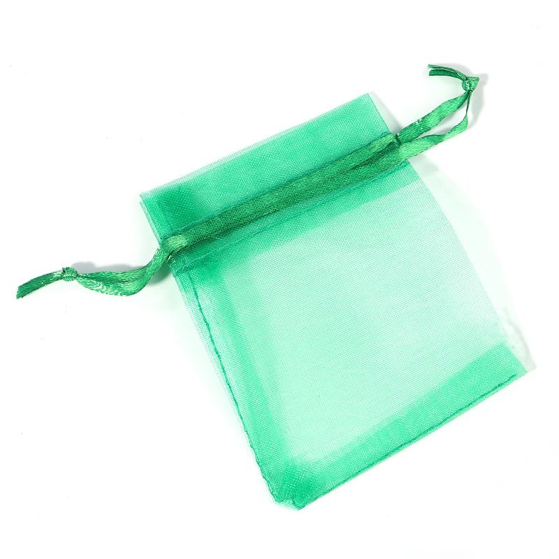 10Pcs Single Color Wedding /Ornament/Gift Wrap Yarn Bag Organza Bags Tulle Drawstring Bag Jewelry Pouches Packing Wholesale