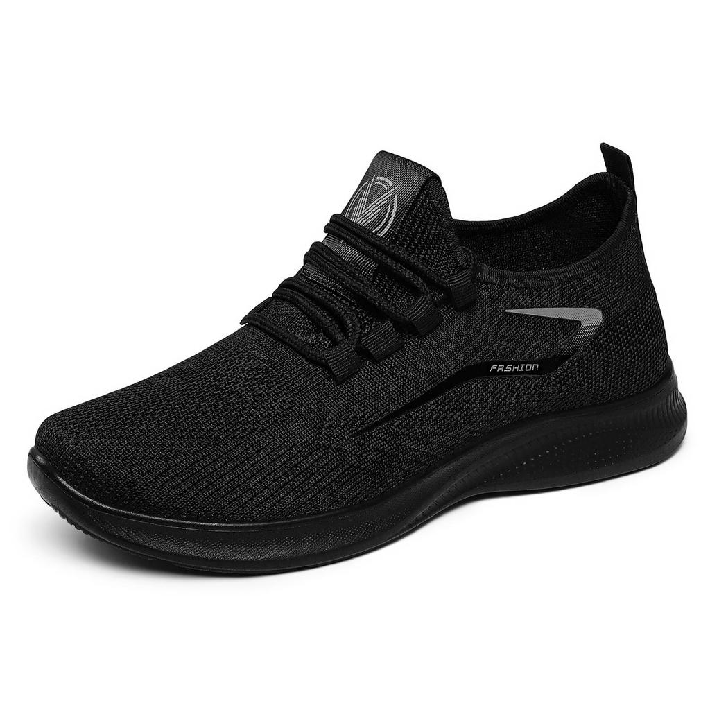 Herren Atmungsaktive Flyknit Mesh Freizeit Sportschuhe - Übergröße, Vielseitig, Weiche Sohle