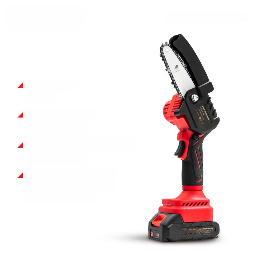 HILDA Brushless Chainsaw 4/6 Inch: High-Power, Dual-Handed Electric Chainsaw with Large Capacity