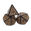 7Pcs/set Polyhedral Acrylic Dices Multiple Face Various Shape Digital Game Dices for Club Party Family Board Game Props