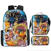 One Piece Luffy Rucksack Set Große Kapazität Grundschüler Klassen 3-6