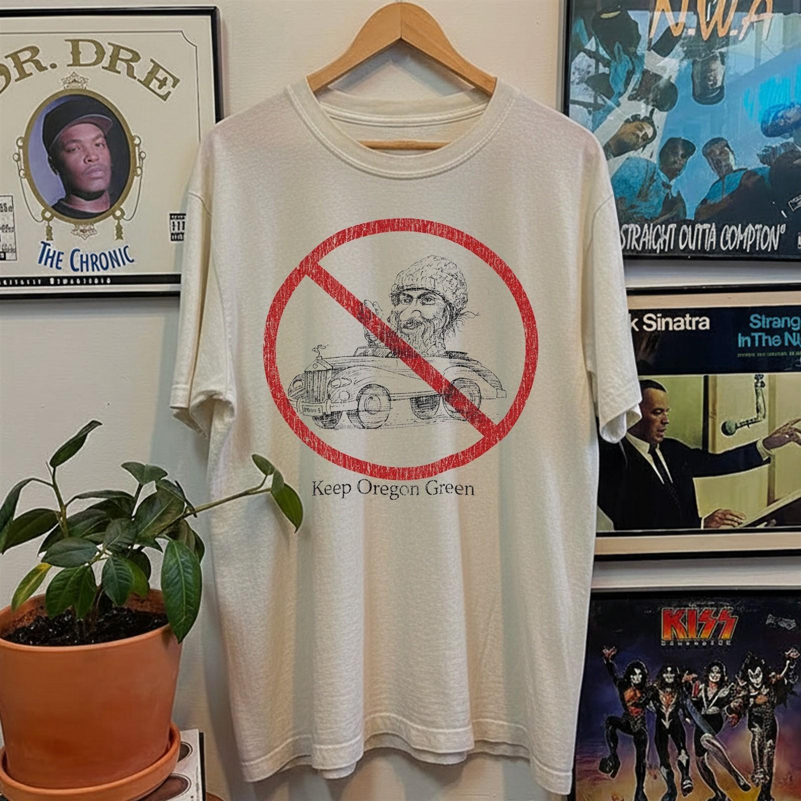 Keep Oregon Aged T-Shirt White M 4XL