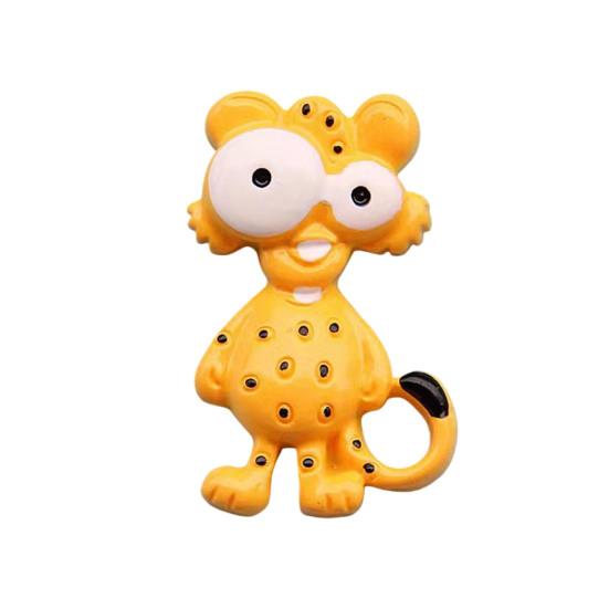 Zebras Refrigerator Magnet Cartoon Animal Magnet, Big Eyes Shape Fridge Magnets Memo Notes Photo Holder, Gift for Lovers Resin Decorative