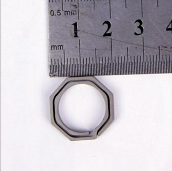Titanium Alloy EDC Keychain Carabiner with Quick Release Key Ring