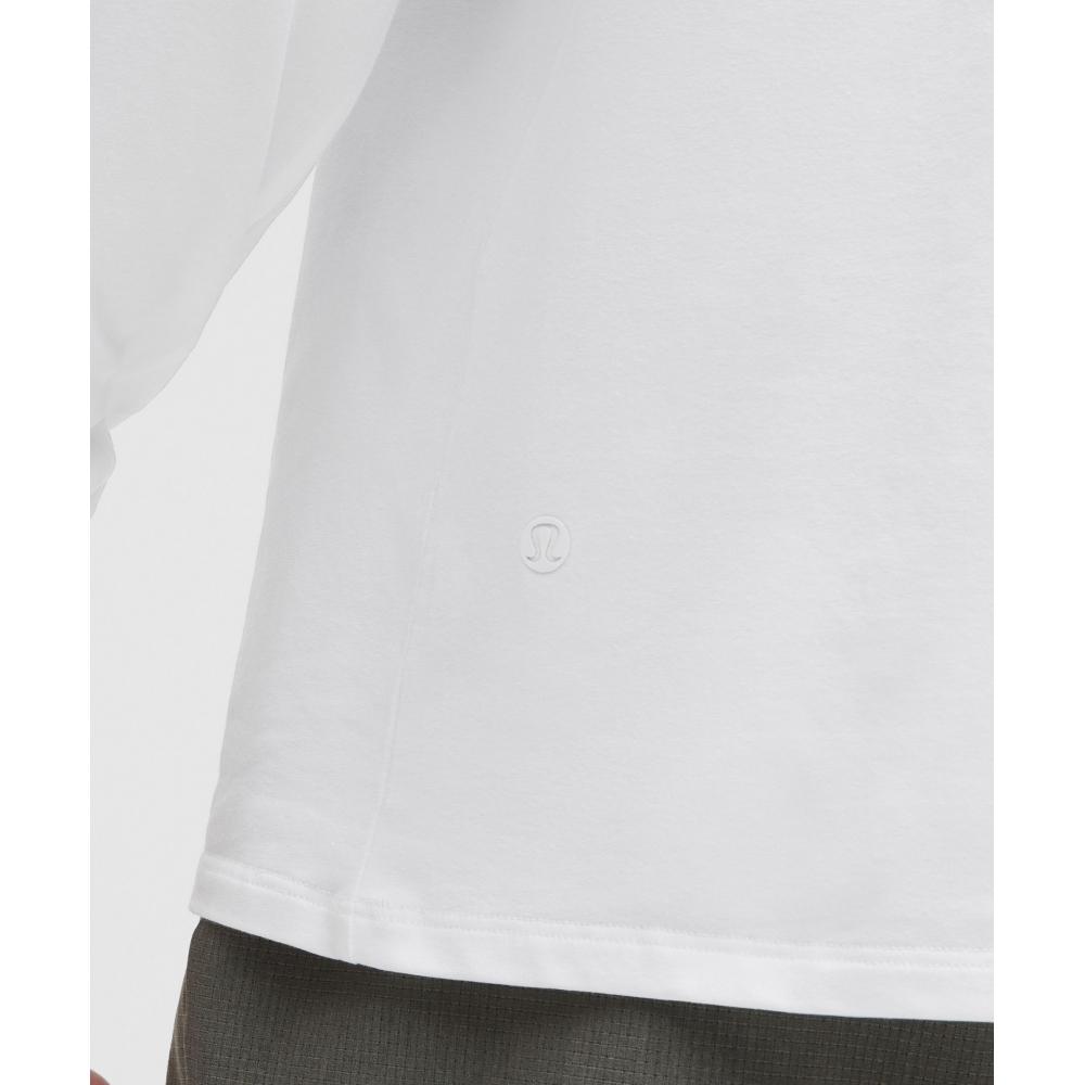 Lululemon Organic Cotton Classic Fit Long Sleeve Shirt White