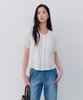 NOTIA Stay Pin Tuck Blouse - Ivory