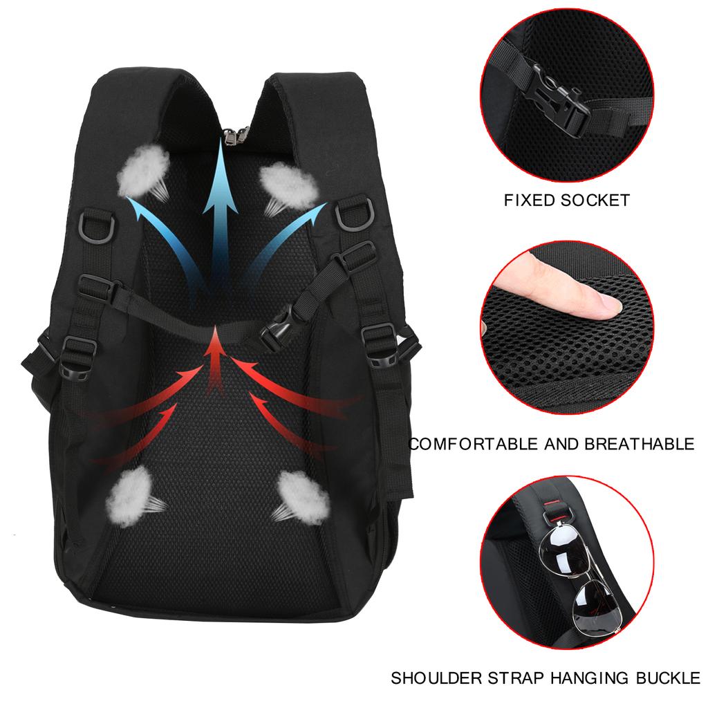 Travel Laptop Backpack 17 Inch Business Durable Backpack With USB Waterproof University Backpack For Men And Women